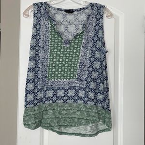 Blue and green Lucky Brand tank